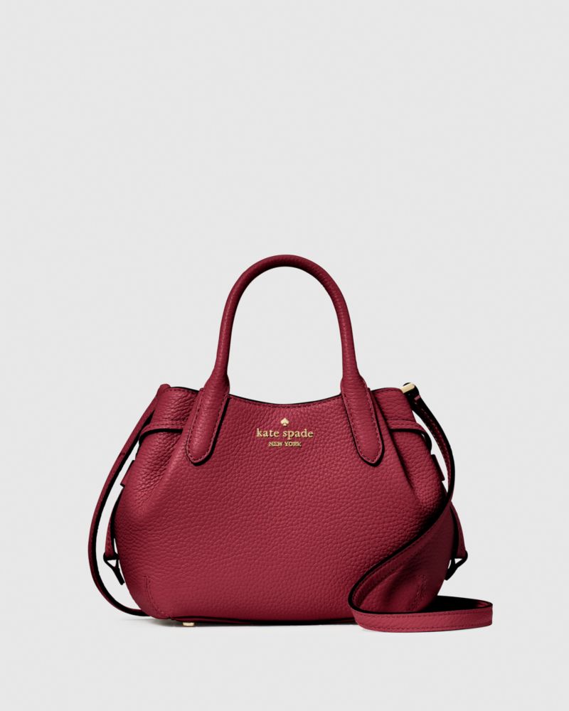 KateSpade Dumpling Mini Satchel Red Jam