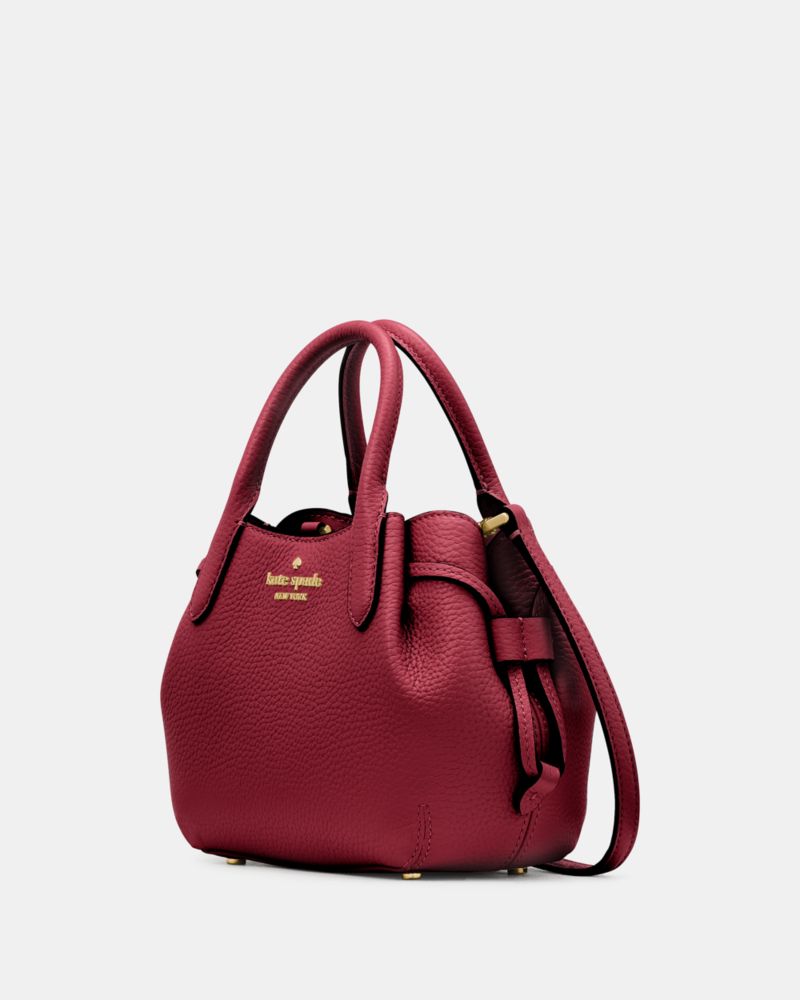 KateSpade Dumpling Mini Satchel Red Jam