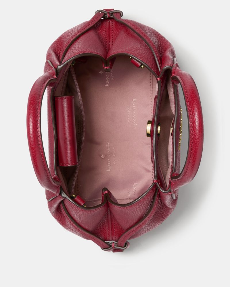 KateSpade Dumpling Mini Satchel Red Jam