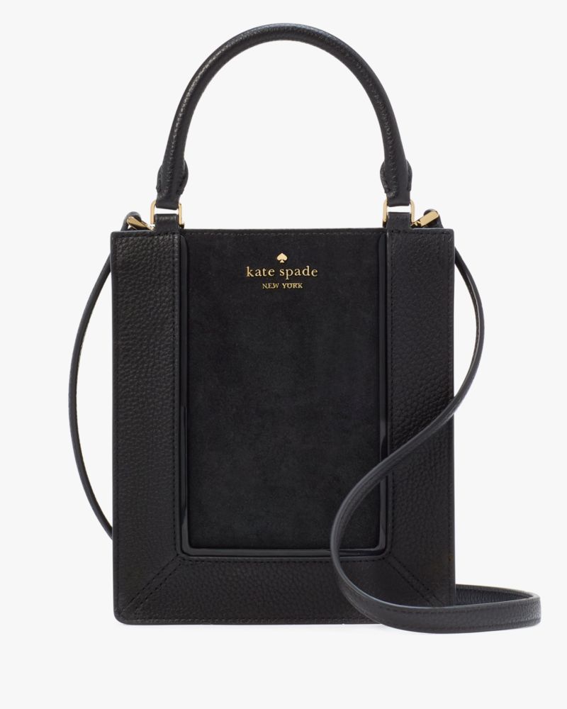 KateSpade Lena Suede Mini Tote Black Multi