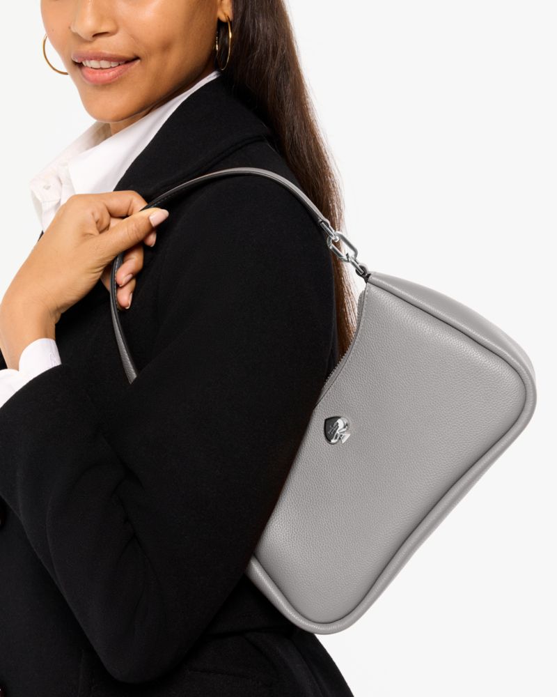 KateSpade Kayla Small Convertible Shoulder Bag Mountain Grey