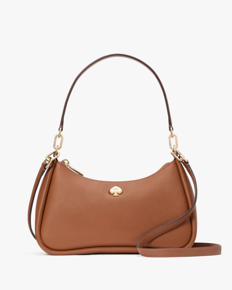 KateSpade Kayla Small Convertible Shoulder Bag Warm Gingerbread