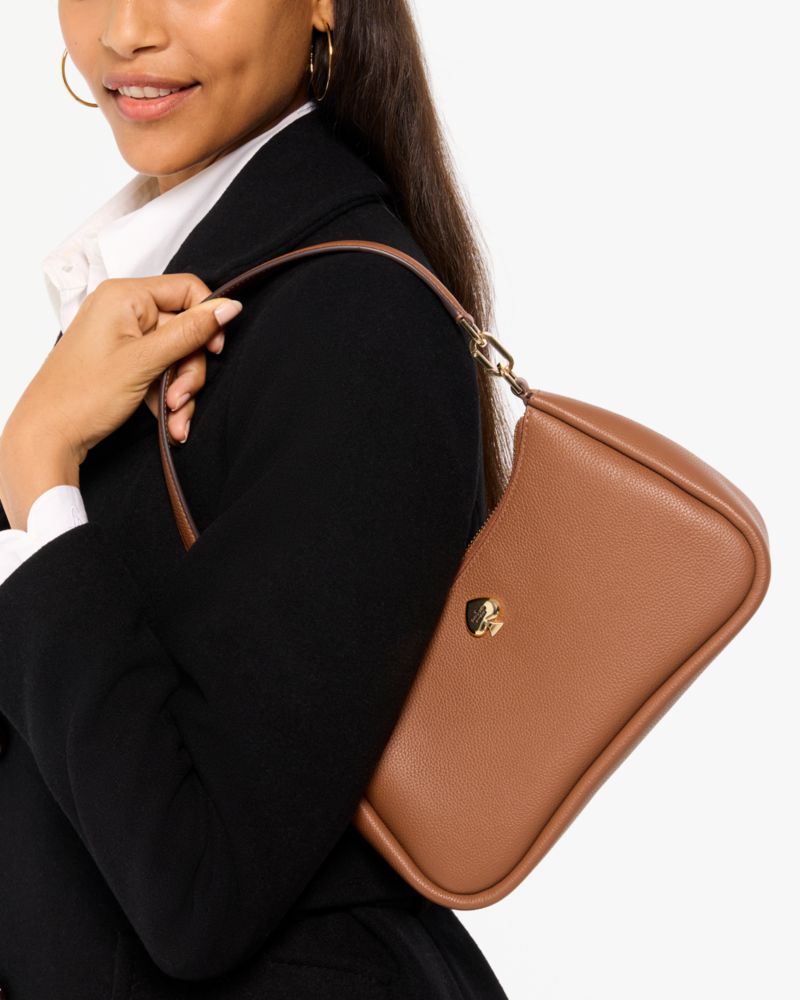 KateSpade Kayla Small Convertible Shoulder Bag Warm Gingerbread