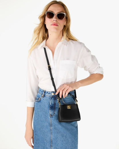 KateSpade Phoebe Mini Top Handle Crossbody Black