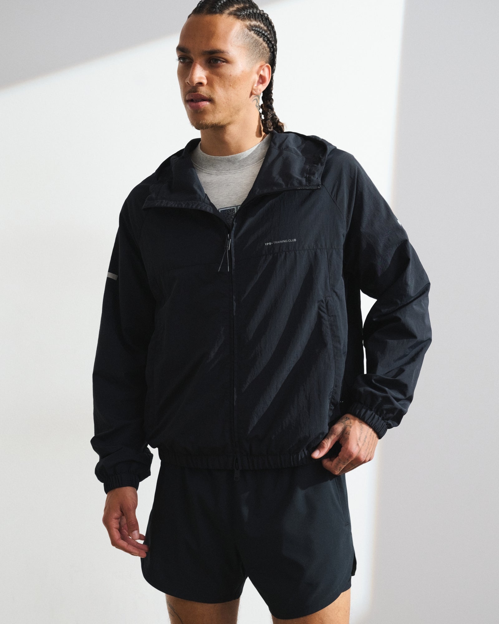 Abercrombie YPB Hooded Nylon Jacket