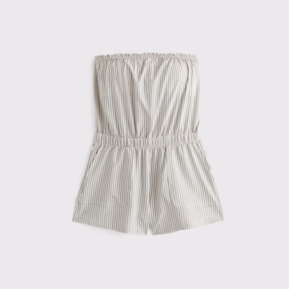 Abercrombie YPB On The Go Seersucker Romper