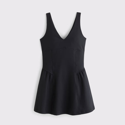 Abercrombie YPB sculptLUX V-Neck Flirty Mini Dress