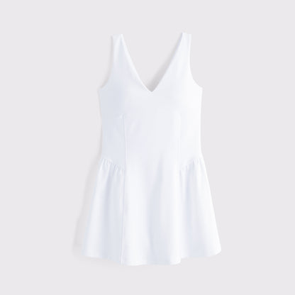 Abercrombie YPB sculptLUX V-Neck Flirty Mini Dress