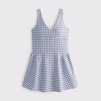 Abercrombie YPB sculptLUX V-Neck Flirty Mini Dress