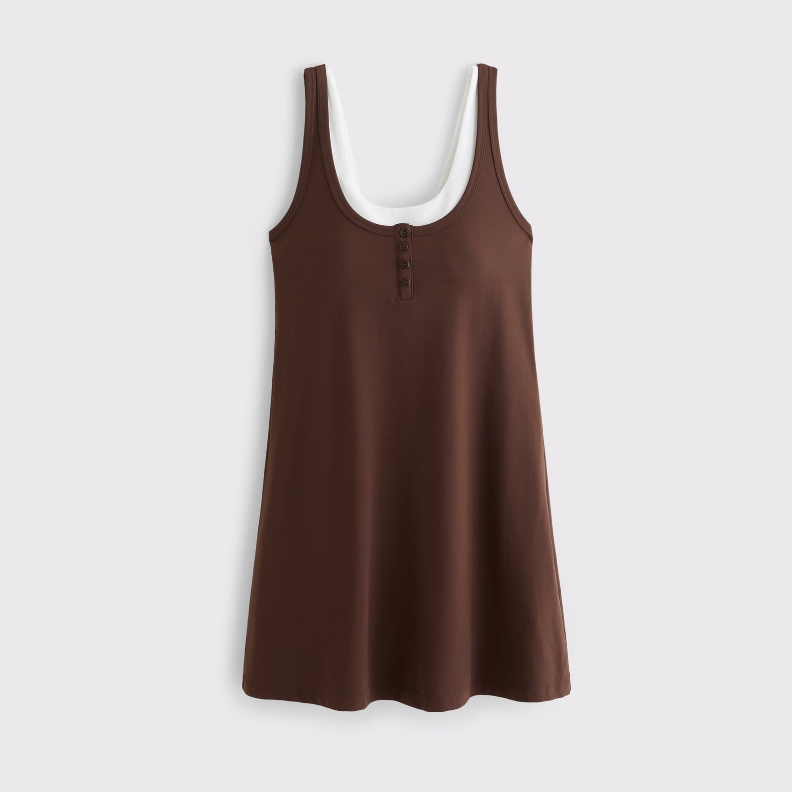 Abercrombie YPB studioFLEX Double-Layered Henley Dress