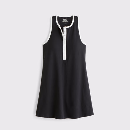Abercrombie YPB studioFLEX Henley Mini Dress