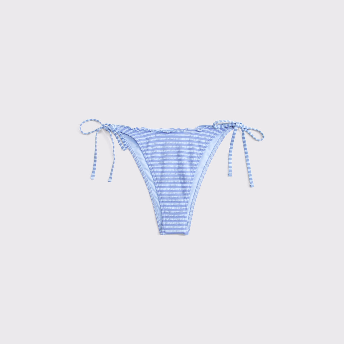 Abercrombie Low Rise Tie-Side Gingham Cheeky Bikini Bottom