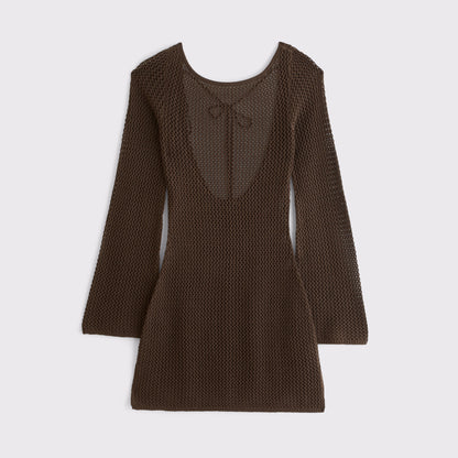 Abercrombie Crochet-Style Mini Dress Coverup