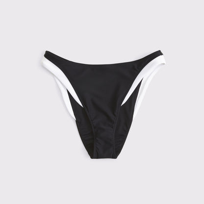 Abercrombie Mid Rise High-Leg Moderate Bottom
