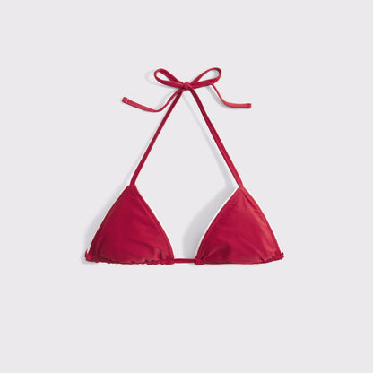 Abercrombie Reversible Halter String Triangle Bikini Top