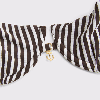 Abercrombie Seersucker Balconette Underwire Bikini Top