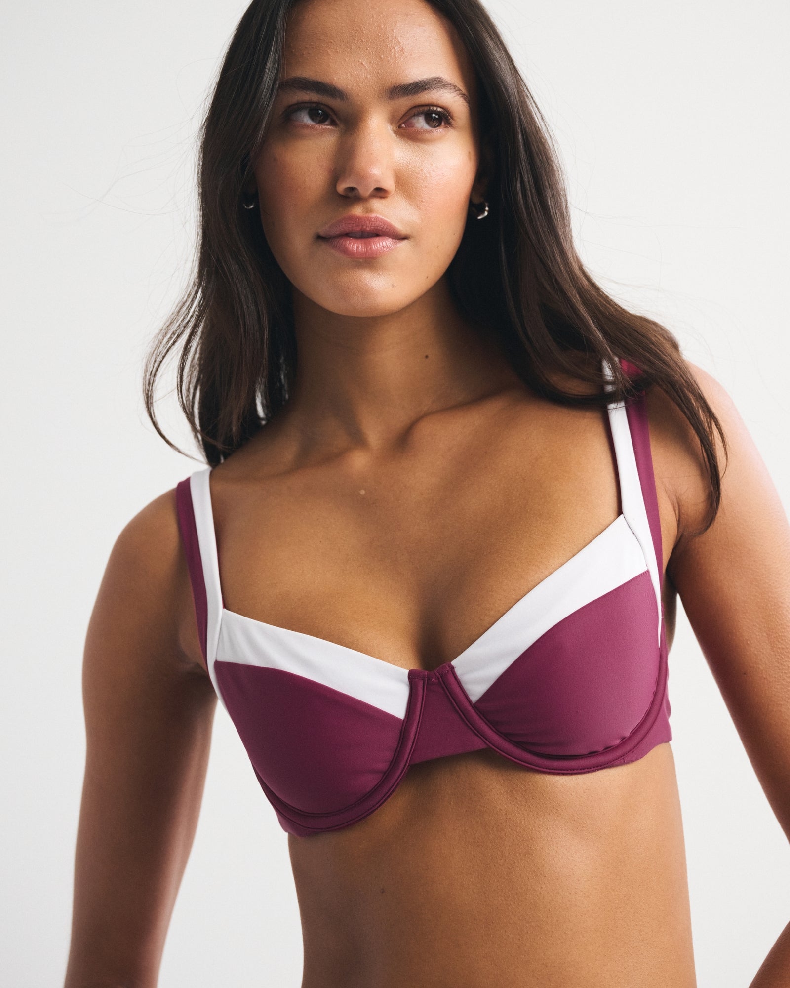 Abercrombie Wide Strap Underwire Bikini Top
