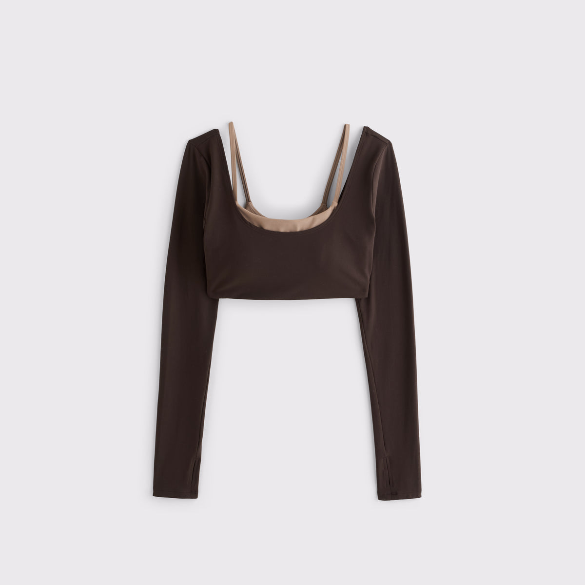 Abercrombie YPB studioFLEX Double-Layered Top