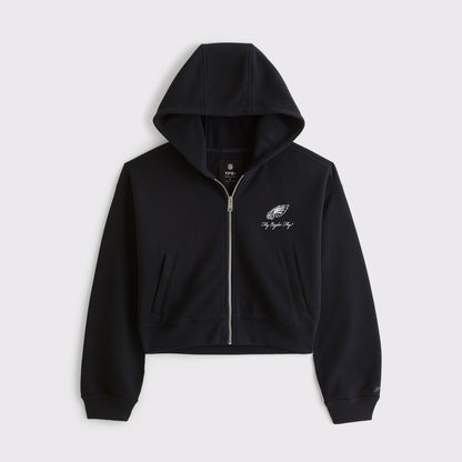 Abercrombie YPB On The Go 6AM Buffalo Bills Full-Zip Hoodie