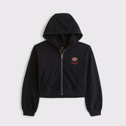 Abercrombie YPB On The Go 6AM Buffalo Bills Full-Zip Hoodie