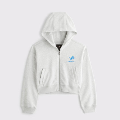 Abercrombie YPB On The Go 6AM Buffalo Bills Full-Zip Hoodie