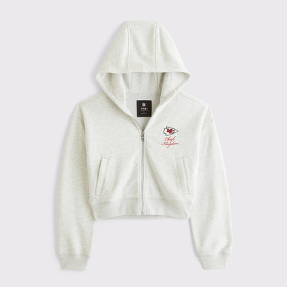 Abercrombie YPB On The Go 6AM Buffalo Bills Full-Zip Hoodie