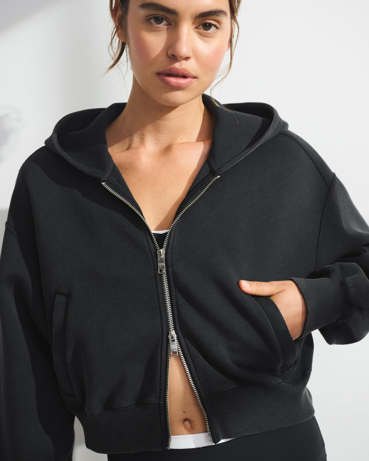 Abercrombie YPB On The Go 6AM neoKNIT MAX Full-Zip Hoodie