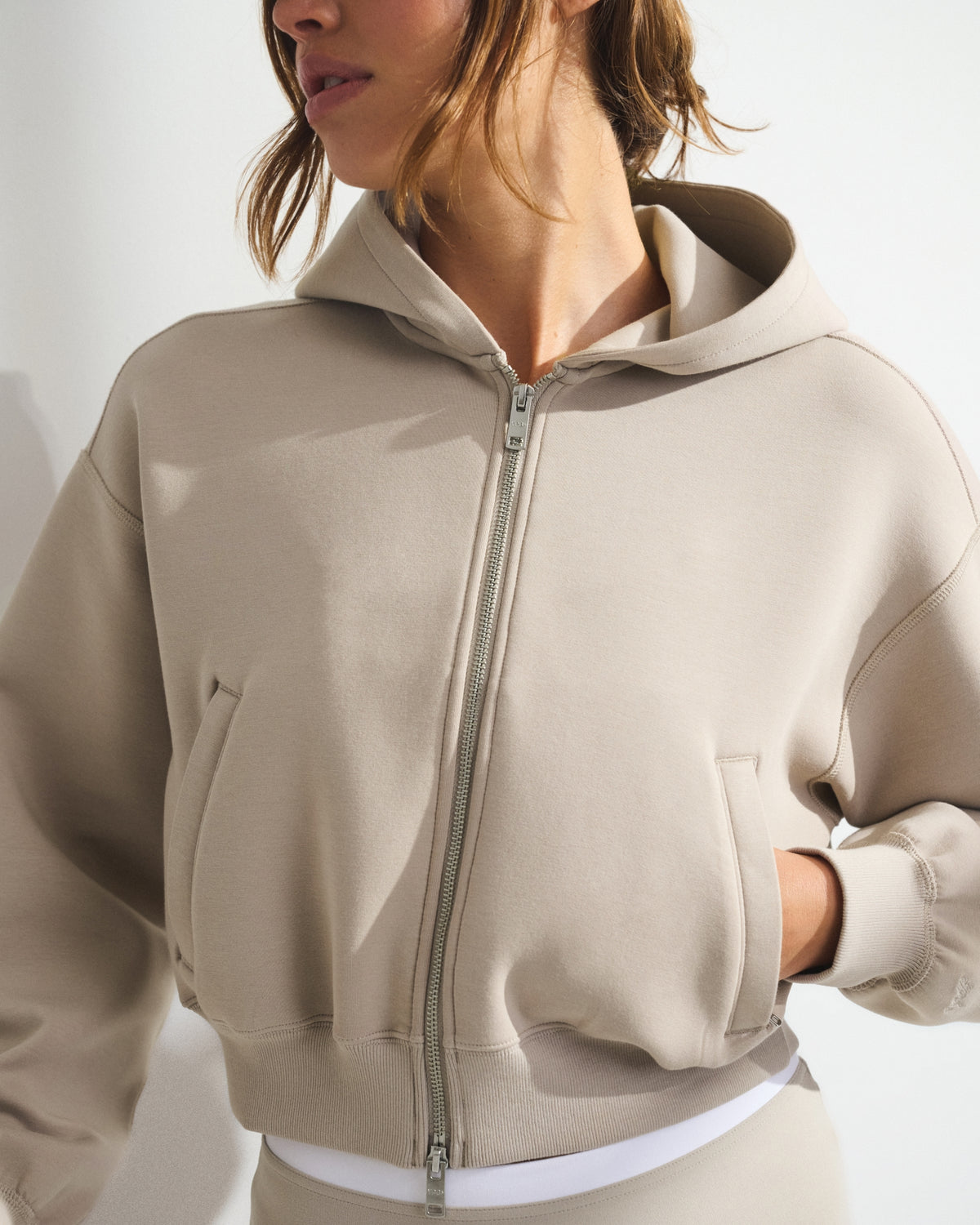 Abercrombie YPB On The Go 6AM neoKNIT MAX Full-Zip Hoodie