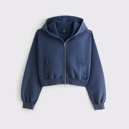 Abercrombie YPB On The Go 6AM neoKNIT MAX Full-Zip Hoodie