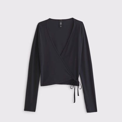 Abercrombie YPB On The Go Mesh Wrap Top