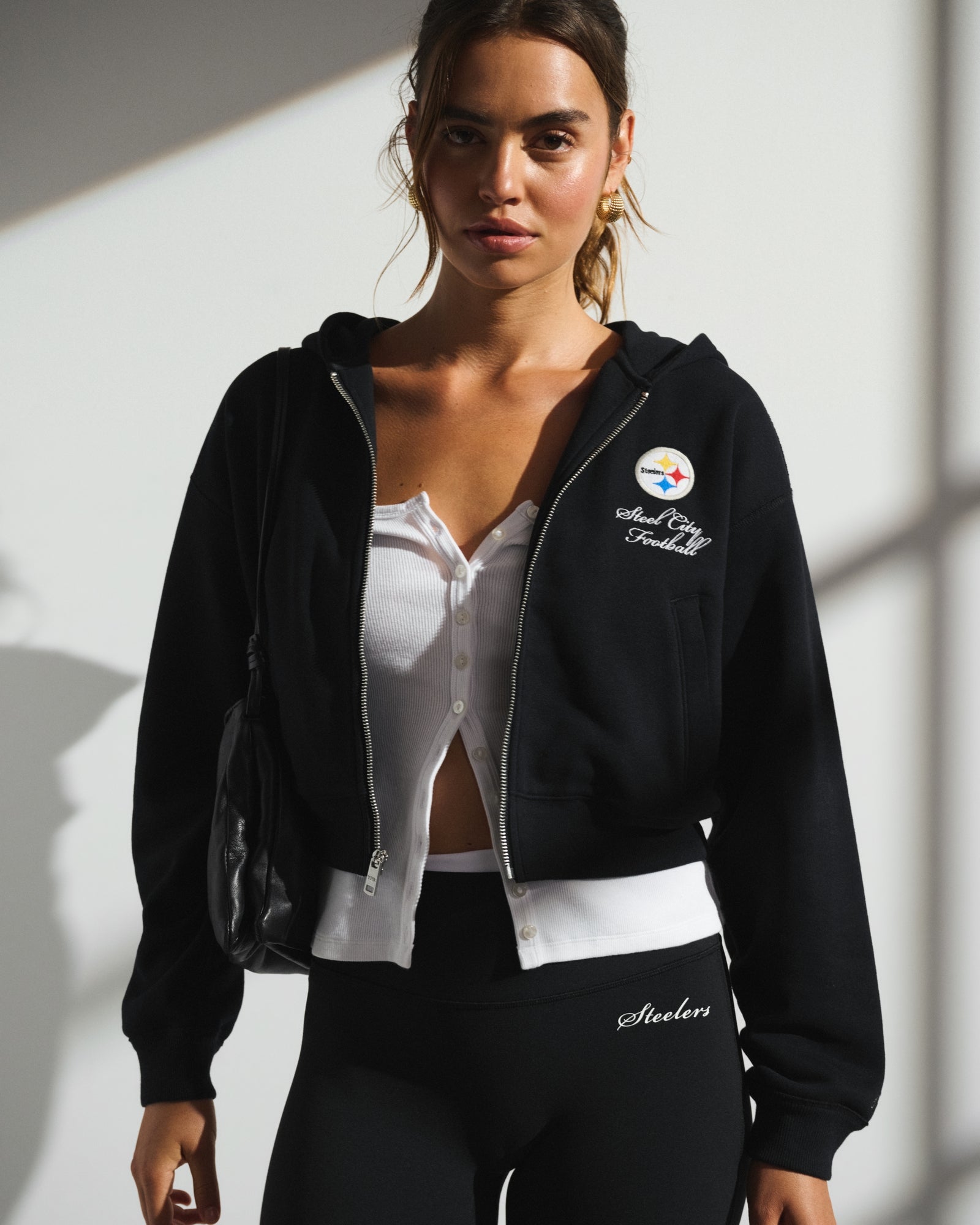 Abercrombie YPB On The Go 6AM Buffalo Bills Full-Zip Hoodie