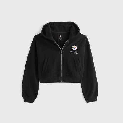 Abercrombie YPB On The Go 6AM Buffalo Bills Full-Zip Hoodie