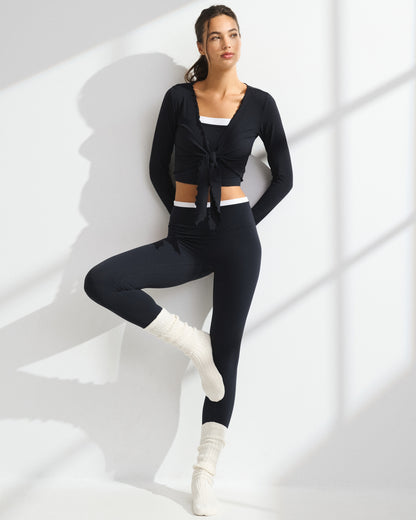 Abercrombie YPB studioFLEX Lettuce-Hem Wrap