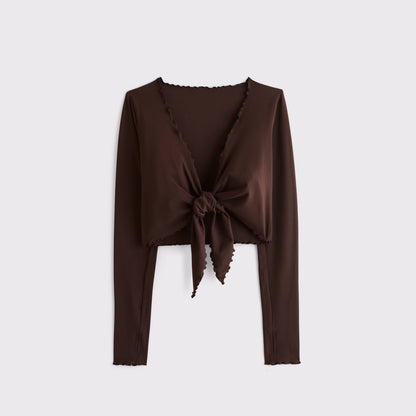 Abercrombie YPB studioFLEX Lettuce-Hem Wrap