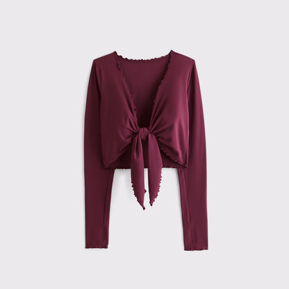 Abercrombie YPB studioFLEX Lettuce-Hem Wrap