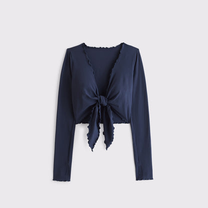 Abercrombie YPB studioFLEX Lettuce-Hem Wrap