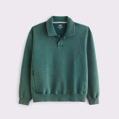 Abercrombie YPB Neoknit MAX Polo Sweatshirt
