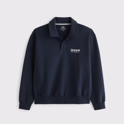 Abercrombie YPB Neoknit MAX Polo Sweatshirt