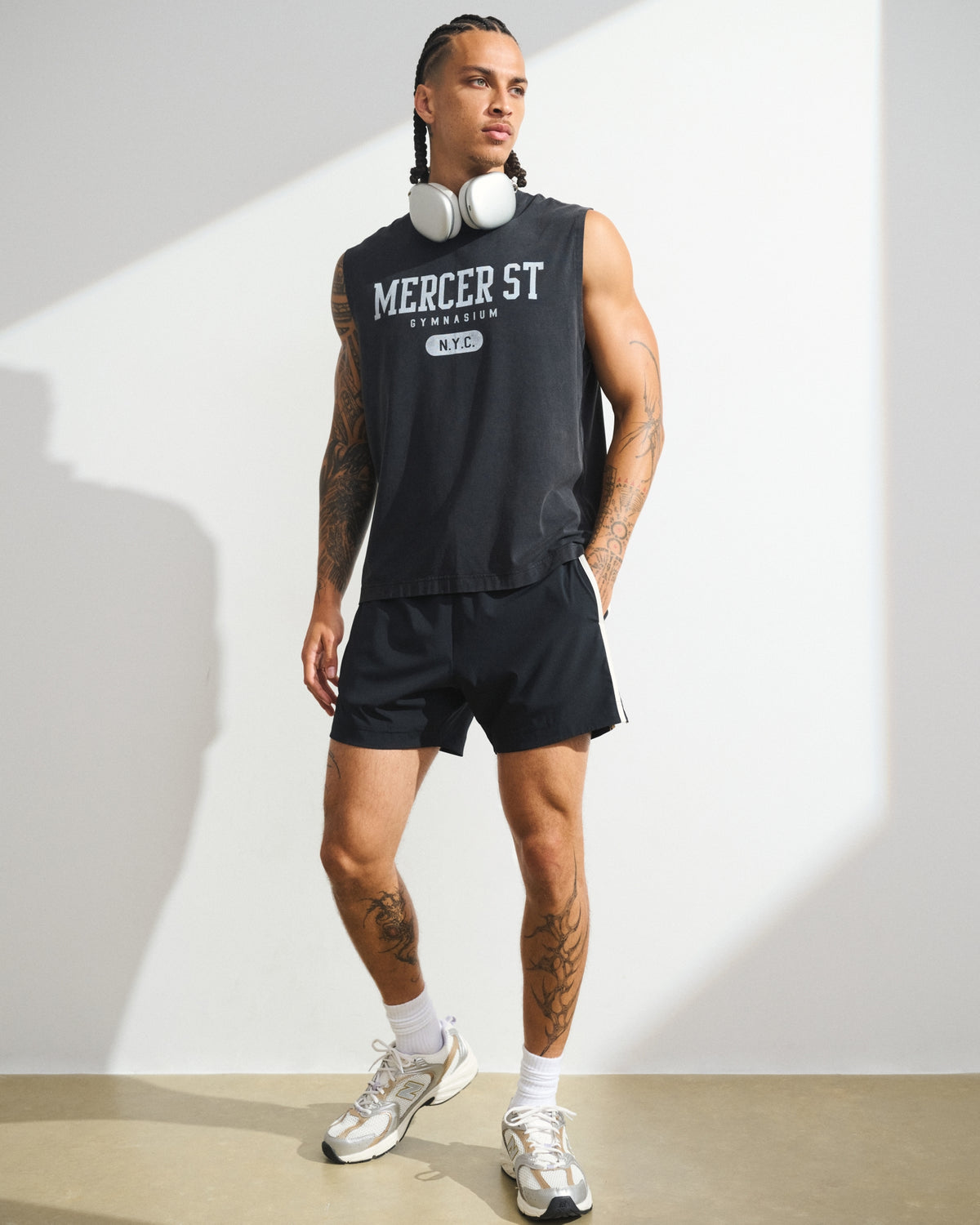 Abercrombie YPB Active Cotton-Blend Muscle Tank