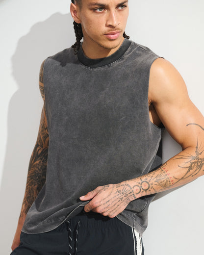 Abercrombie YPB Performance Cotton-Blend Muscle Tank