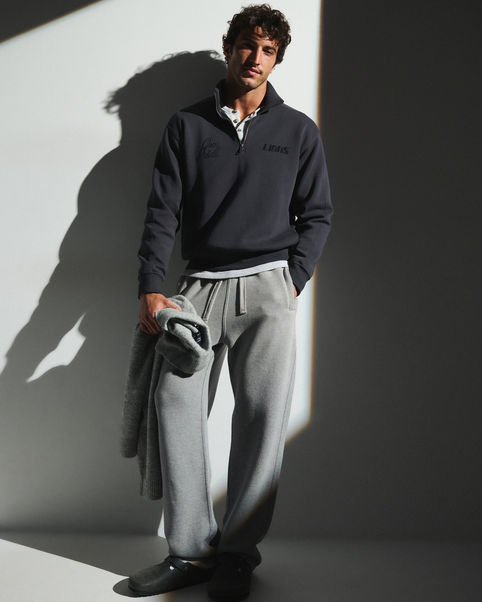 Abercrombie Baltimore Ravens Neoknit MAX Half-Zip Sweatshirt