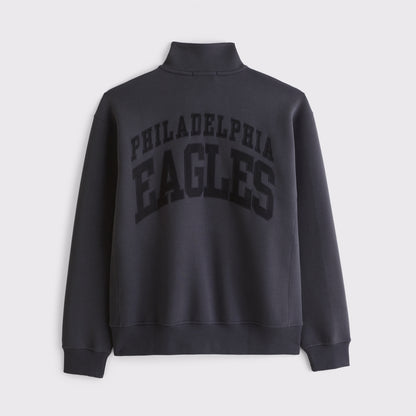 Abercrombie Baltimore Ravens Neoknit MAX Half-Zip Sweatshirt