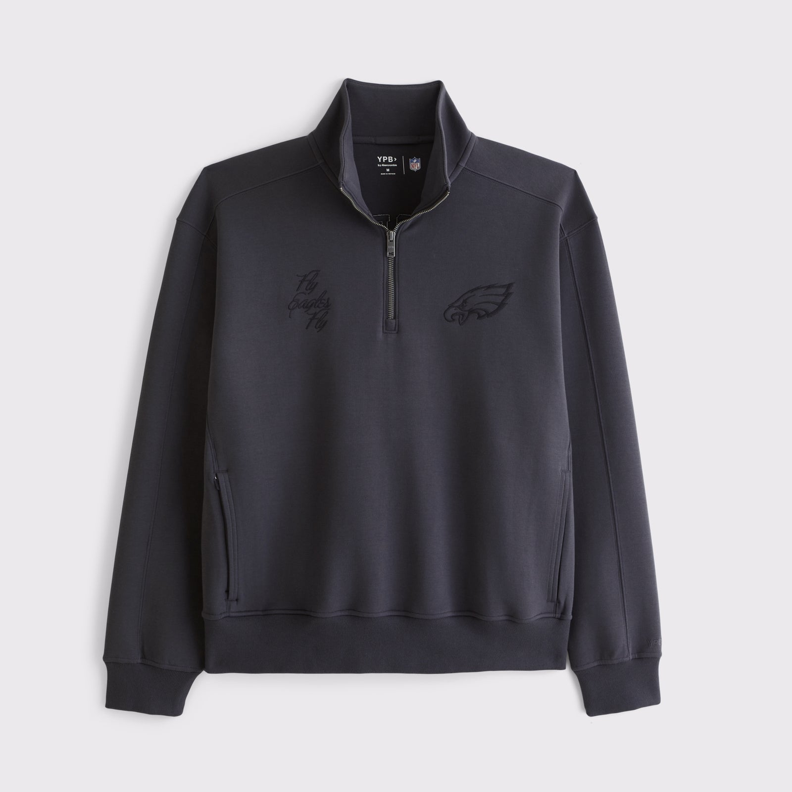Abercrombie Baltimore Ravens Neoknit MAX Half-Zip Sweatshirt