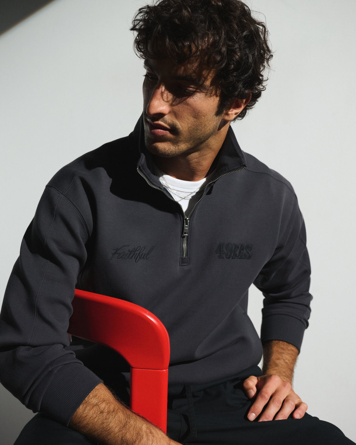 Abercrombie Baltimore Ravens Neoknit MAX Half-Zip Sweatshirt