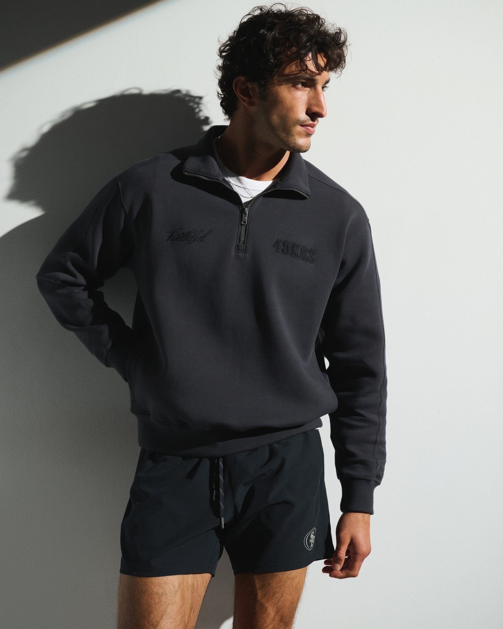 Abercrombie Baltimore Ravens Neoknit MAX Half-Zip Sweatshirt