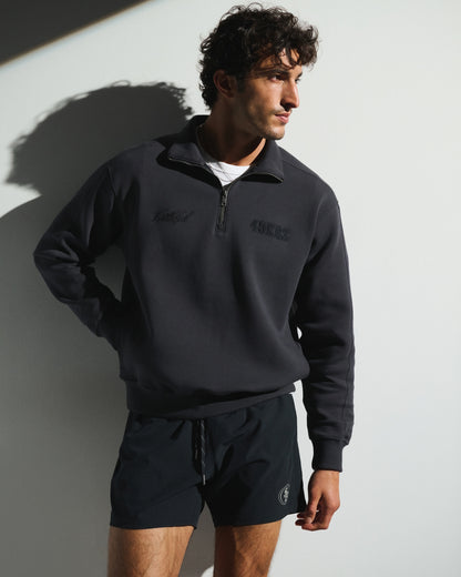 Abercrombie Baltimore Ravens Neoknit MAX Half-Zip Sweatshirt