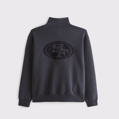Abercrombie Baltimore Ravens Neoknit MAX Half-Zip Sweatshirt