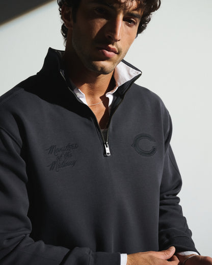 Abercrombie Baltimore Ravens Neoknit MAX Half-Zip Sweatshirt