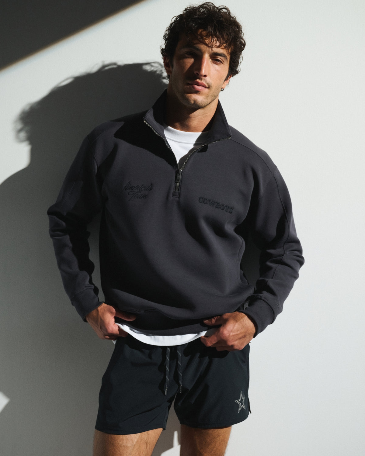 Abercrombie Baltimore Ravens Neoknit MAX Half-Zip Sweatshirt