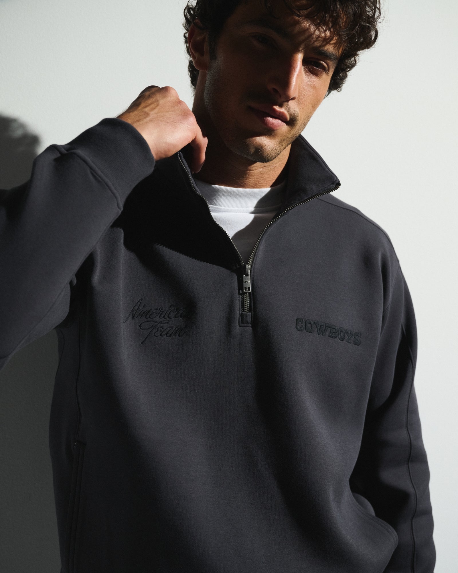 Abercrombie Baltimore Ravens Neoknit MAX Half-Zip Sweatshirt